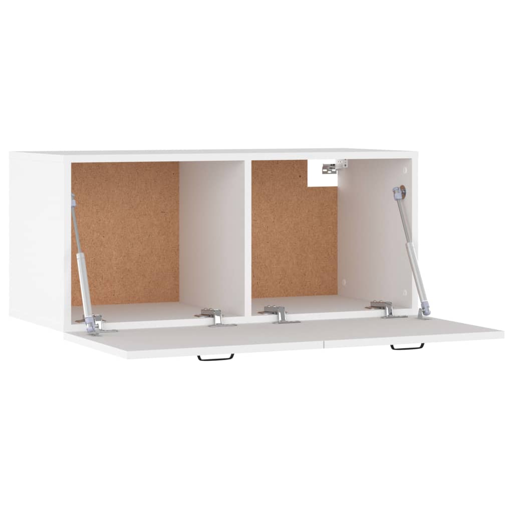 Wandschrank Weiß 80x35x36,5 cm Holzwerkstoff