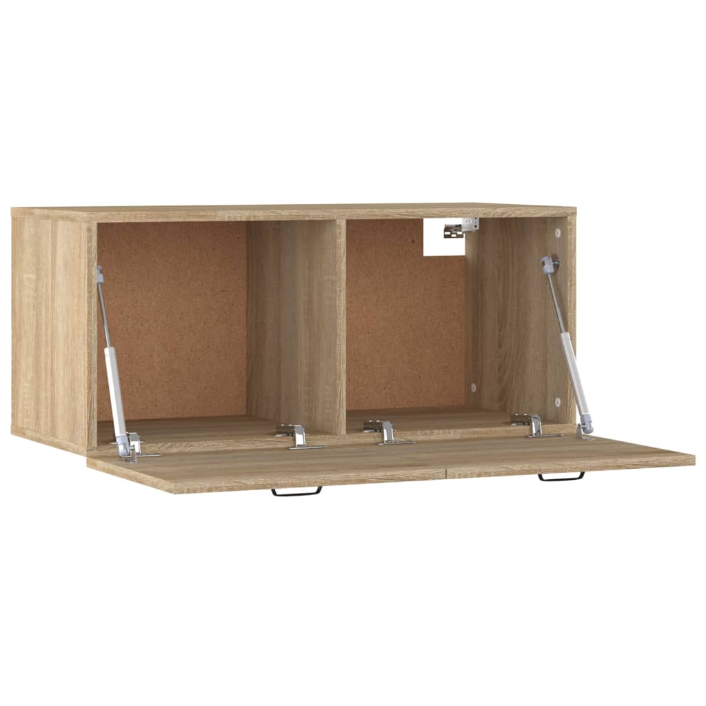 Wandschrank Sonoma-Eiche 80x35x36,5 cm Holzwerkstoff