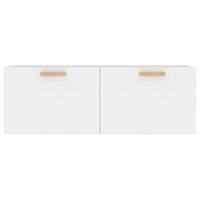Thumbnail for Wandschrank Weiß 100x36,5x35 cm Holzwerkstoff