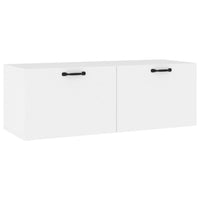 Thumbnail for Wandschrank Weiß 100x36,5x35 cm Holzwerkstoff
