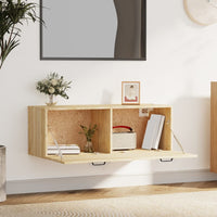 Thumbnail for Wandschrank Sonoma-Eiche 100x36,5x35 cm Holzwerkstoff