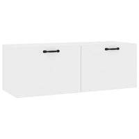 Thumbnail for Wandschrank Hochglanz-Weiß 100x36,5x35 cm Holzwerkstoff