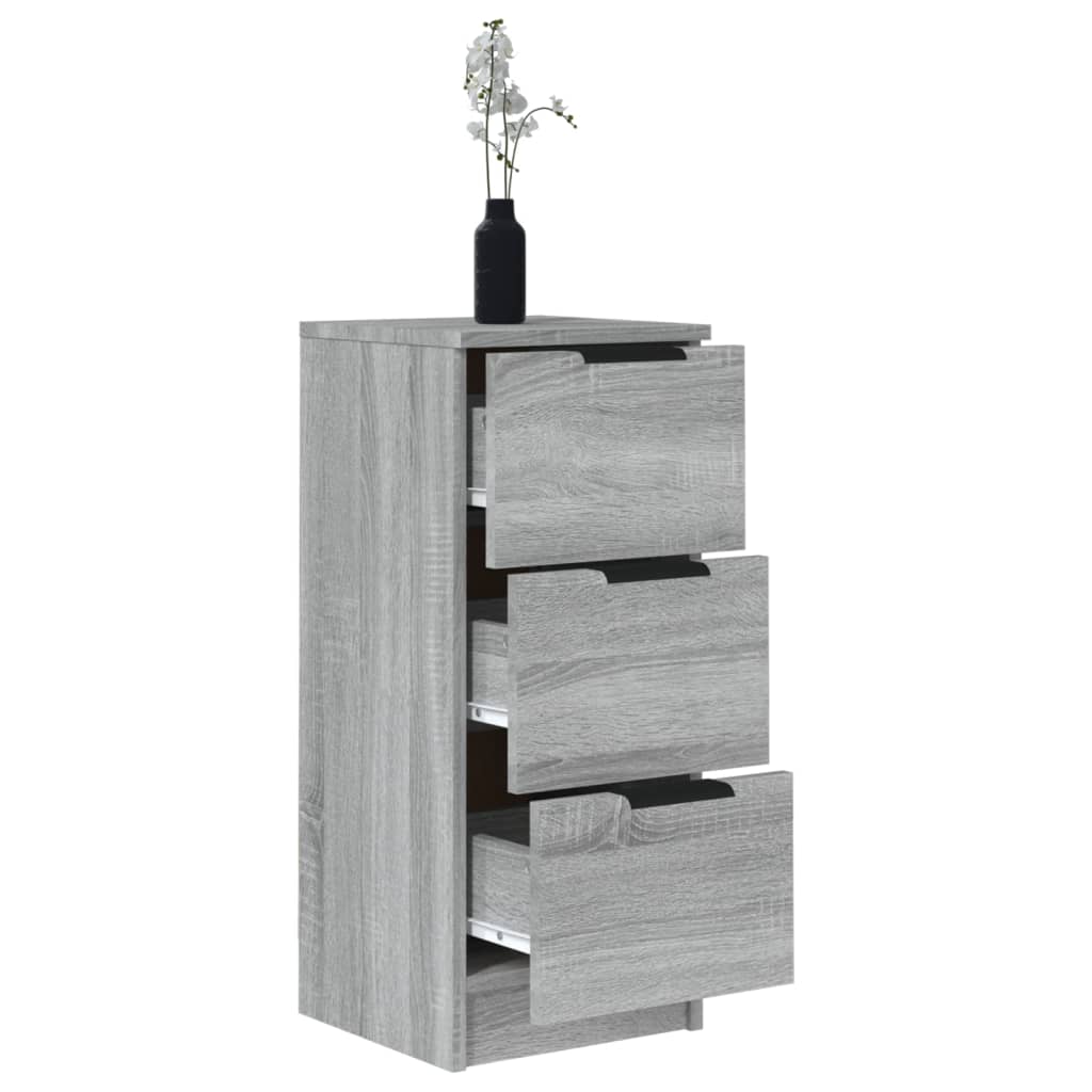Sideboard Grau Sonoma 30x30x70 cm Holzwerkstoff