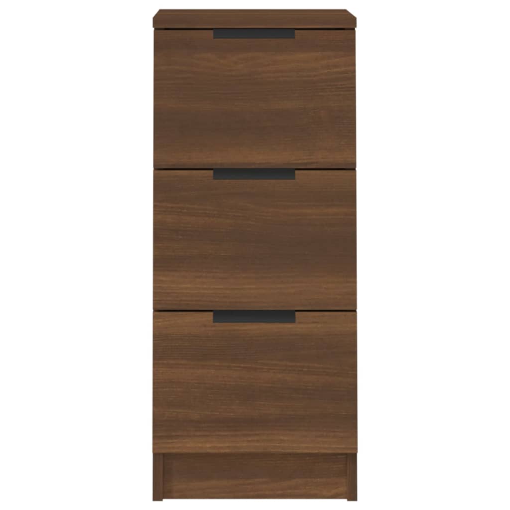 Sideboard Braun Eichen-Optik 30x30x70 cm Holzwerkstoff