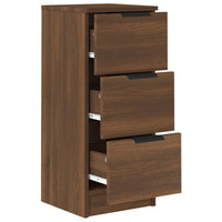 Thumbnail for Sideboard Braun Eichen-Optik 30x30x70 cm Holzwerkstoff