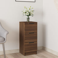 Thumbnail for Sideboard Braun Eichen-Optik 30x30x70 cm Holzwerkstoff