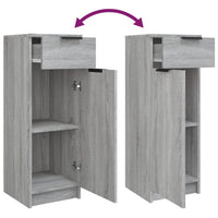 Thumbnail for Badezimmerschrank Grau Sonoma 32x34x90 cm Holzwerkstoff
