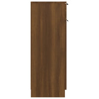 Thumbnail for Badezimmerschrank Braun Eiche 32x34x90 cm Holzwerkstoff