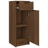 Thumbnail for Badezimmerschrank Braun Eiche 32x34x90 cm Holzwerkstoff