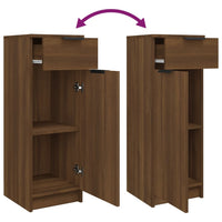 Thumbnail for Badezimmerschrank Braun Eiche 32x34x90 cm Holzwerkstoff