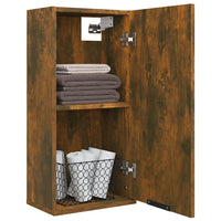 Thumbnail for Wand-Badschrank Räuchereiche 32x20x67 cm