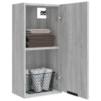 Thumbnail for Wand-Badschrank Grau Sonoma 32x20x67 cm