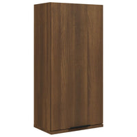 Thumbnail for Wand-Badschrank Braun Eichen-Optik 32x20x67 cm