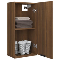 Thumbnail for Wand-Badschrank Braun Eichen-Optik 32x20x67 cm