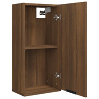 Thumbnail for Wand-Badschrank Braun Eichen-Optik 32x20x67 cm