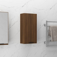 Thumbnail for Wand-Badschrank Braun Eichen-Optik 32x20x67 cm