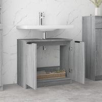 Thumbnail for Badezimmerschrank Grau Sonoma 64,5x33,5x59 cm Holzwerkstoff
