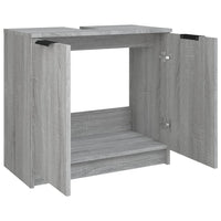 Thumbnail for Badezimmerschrank Grau Sonoma 64,5x33,5x59 cm Holzwerkstoff