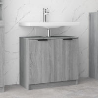 Thumbnail for Badezimmerschrank Grau Sonoma 64,5x33,5x59 cm Holzwerkstoff