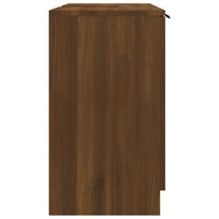 Thumbnail for Badezimmerschrank Braun Eiche 64,5x33,5x59 cm Holzwerkstoff