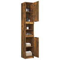 Thumbnail for Badschrank Räuchereiche 32x34x188,5 cm Holzwerkstoff
