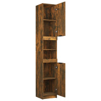 Thumbnail for Badschrank Räuchereiche 32x34x188,5 cm Holzwerkstoff