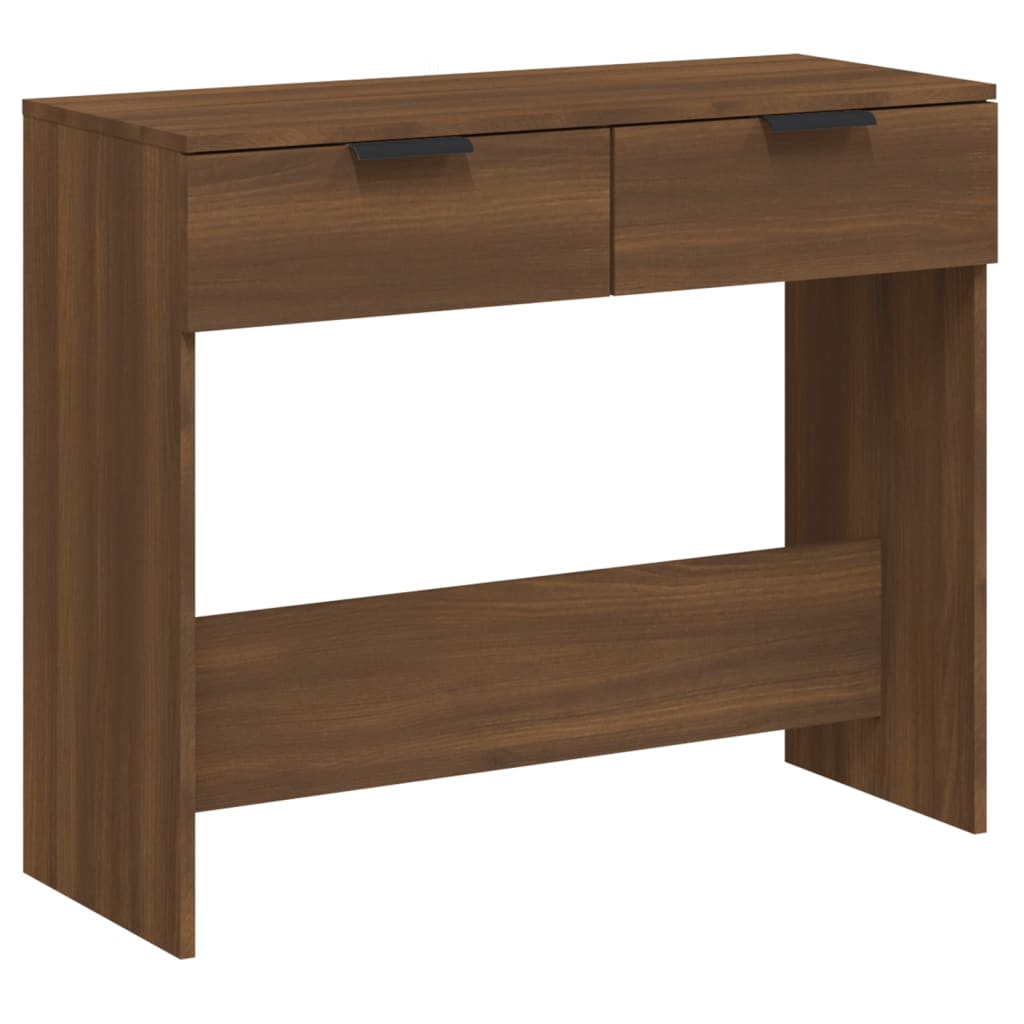 Konsolentisch Braun Eichen-Optik 90x36x75 cm Holzwerkstoff