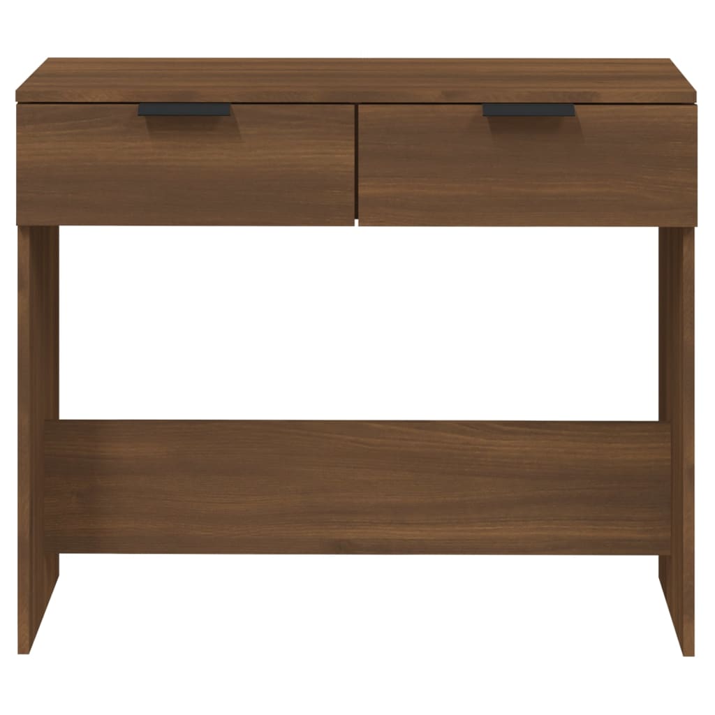 Konsolentisch Braun Eichen-Optik 90x36x75 cm Holzwerkstoff