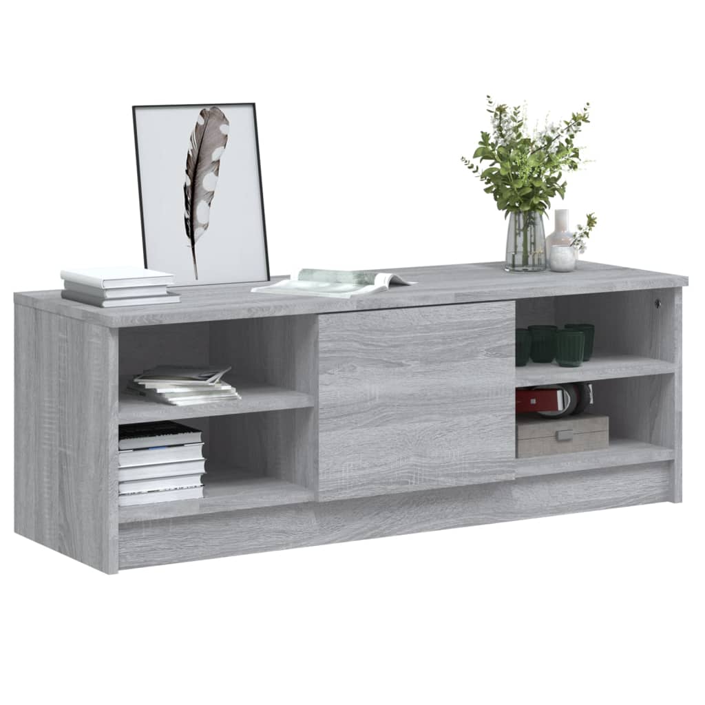 TV-Schrank Grau Sonoma 102x35,5x36,5 cm Holzwerkstoff