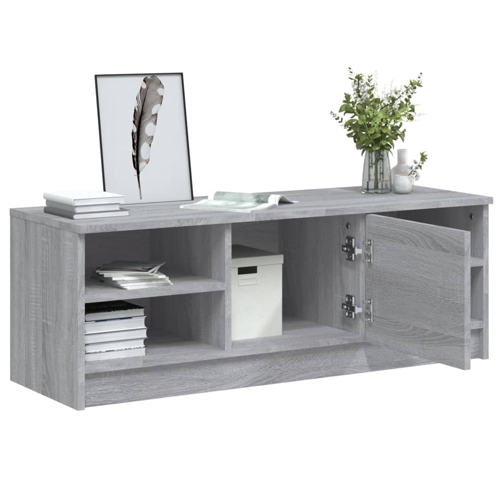 TV-Schrank Grau Sonoma 102x35,5x36,5 cm Holzwerkstoff