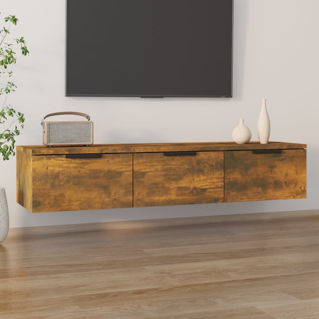 Wandschrank Räuchereiche 102x30x20 cm Holzwerkstoff