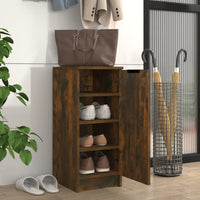 Thumbnail for Schuhschrank Räuchereiche 30x35x70 cm Holzwerkstoff