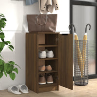 Thumbnail for Schuhschrank Braun Eichen-Optik 30x35x70 cm Holzwerkstoff