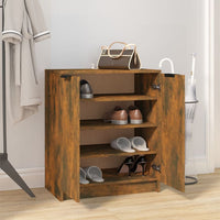 Thumbnail for Schuhschrank Räuchereiche 59x35x70 cm Holzwerkstoff