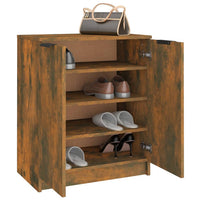 Thumbnail for Schuhschrank Räuchereiche 59x35x70 cm Holzwerkstoff
