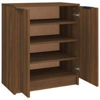 Thumbnail for Schuhschrank Braun Eichen-Optik 59x35x70 cm Holzwerkstoff