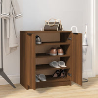 Thumbnail for Schuhschrank Braun Eichen-Optik 59x35x70 cm Holzwerkstoff