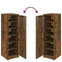 Thumbnail for Schuhschrank Räuchereiche 30x35x100 cm Holzwerkstoff