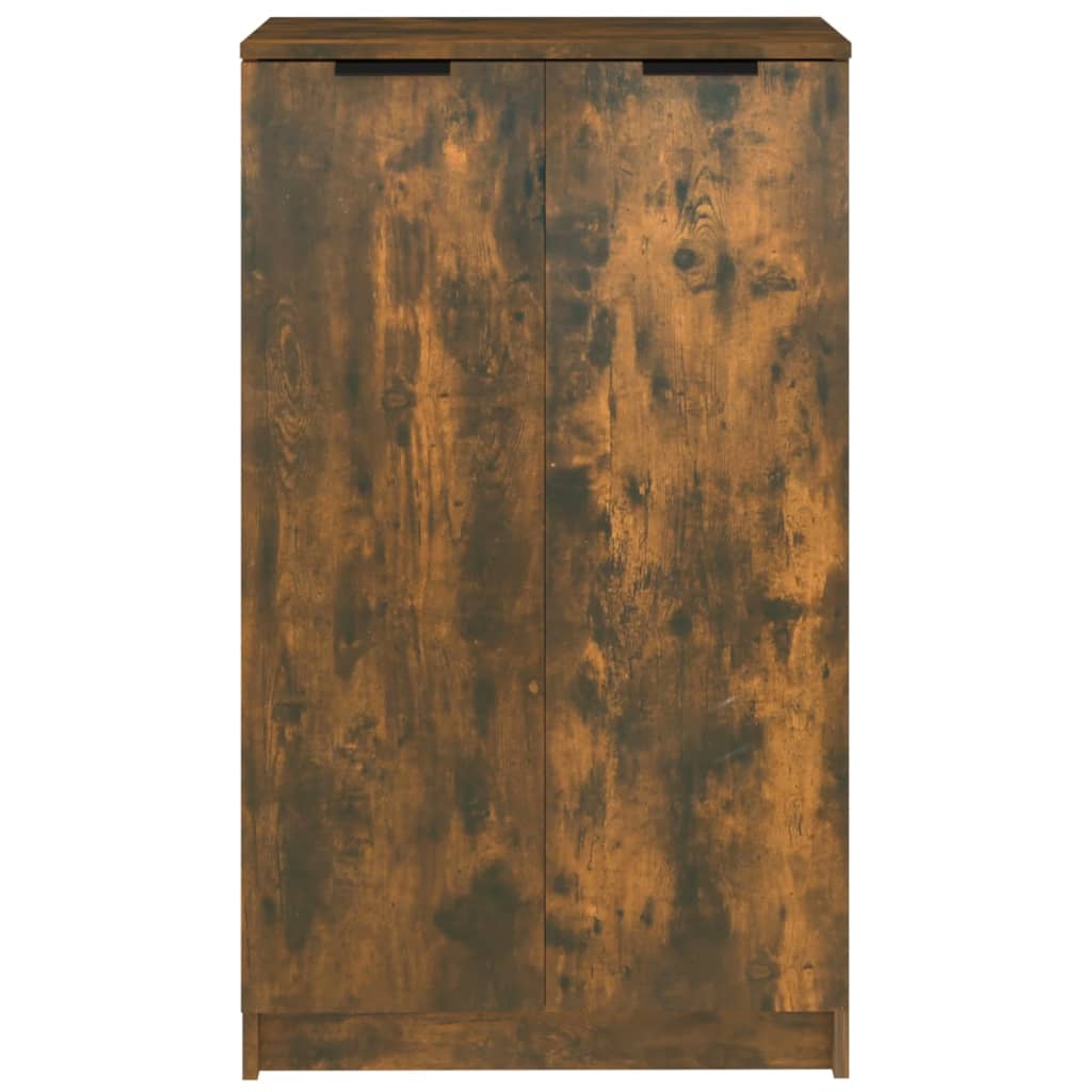 Schuhschrank Räuchereiche 59x35x100 cm Holzwerkstoff