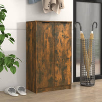 Thumbnail for Schuhschrank Räuchereiche 59x35x100 cm Holzwerkstoff
