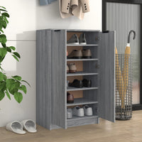 Thumbnail for Schuhschrank Grau Sonoma 59x35x100 cm Holzwerkstoff