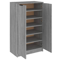 Thumbnail for Schuhschrank Grau Sonoma 59x35x100 cm Holzwerkstoff