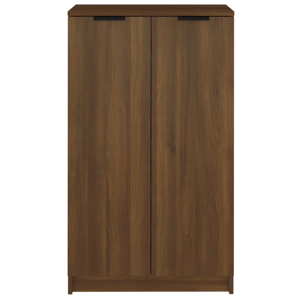 Schuhschrank Braun Eichen-Optik 59x35x100 cm Holzwerkstoff