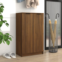 Thumbnail for Schuhschrank Braun Eichen-Optik 59x35x100 cm Holzwerkstoff