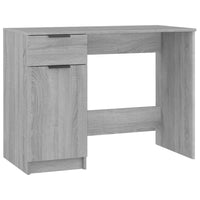 Thumbnail for Schreibtisch Grau Sonoma 100x50x75 cm Holzwerkstoff