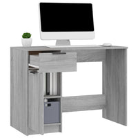 Thumbnail for Schreibtisch Grau Sonoma 100x50x75 cm Holzwerkstoff