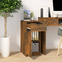 Thumbnail for Schreibtischschrank Räuchereiche 33,5x50x75 cm Holzwerkstoff
