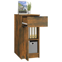 Thumbnail for Schreibtischschrank Räuchereiche 33,5x50x75 cm Holzwerkstoff