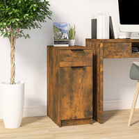 Thumbnail for Schreibtischschrank Räuchereiche 33,5x50x75 cm Holzwerkstoff