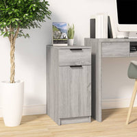 Thumbnail for Schreibtischschrank Grau Sonoma 33,5x50x75 cm Holzwerkstoff
